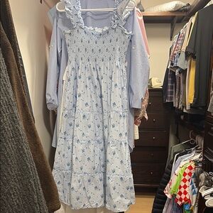 Hill House Blue Floral Dress